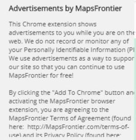 get rid of mapsfrontier ads for mac on chrome