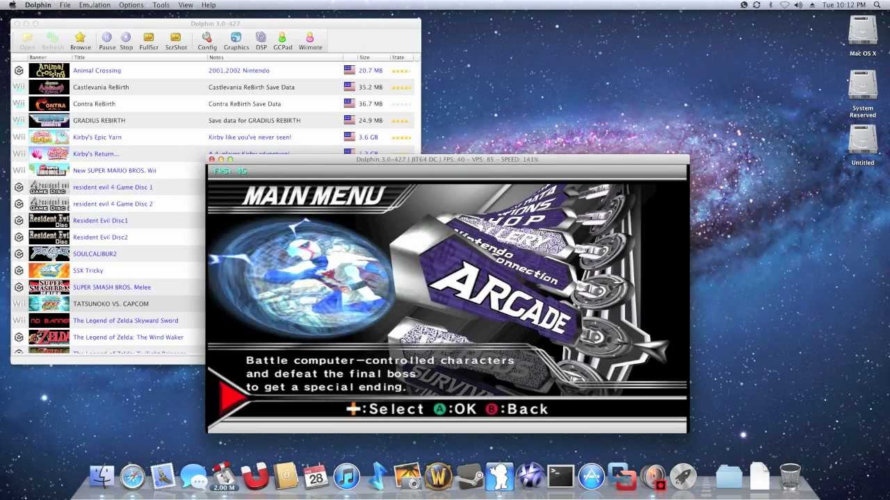 minimum requirements dolphin emulator mac